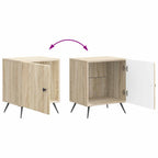 Armadio da Notte 2 pcs Rovere Sonoma 43 x 34,5 x 50 cm