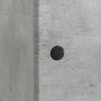 Armadio da Notte Grigio Cemento 43 x 34,5 x 50 cm