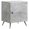 Armadio da Notte Grigio Cemento 43 x 34,5 x 50 cm