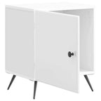 Armadio da Notte 2 pcs Bianco Lucido 43 x 34,5 x 50 cm