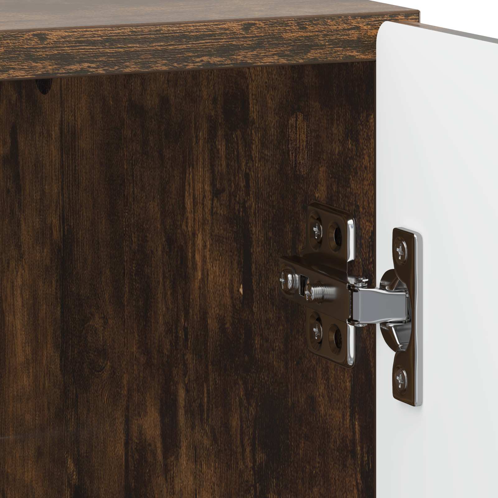 Armadio da Notte Rovere Fumo 43 x 34,5 x 50 cm