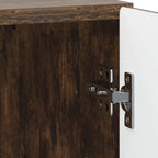 Armadio da Notte 2 pcs Rovere Fumo 43 x 34,5 x 50 cm