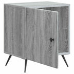Armadio da Notte Grigio Sonoma 43 x 34,5 x 50 cm