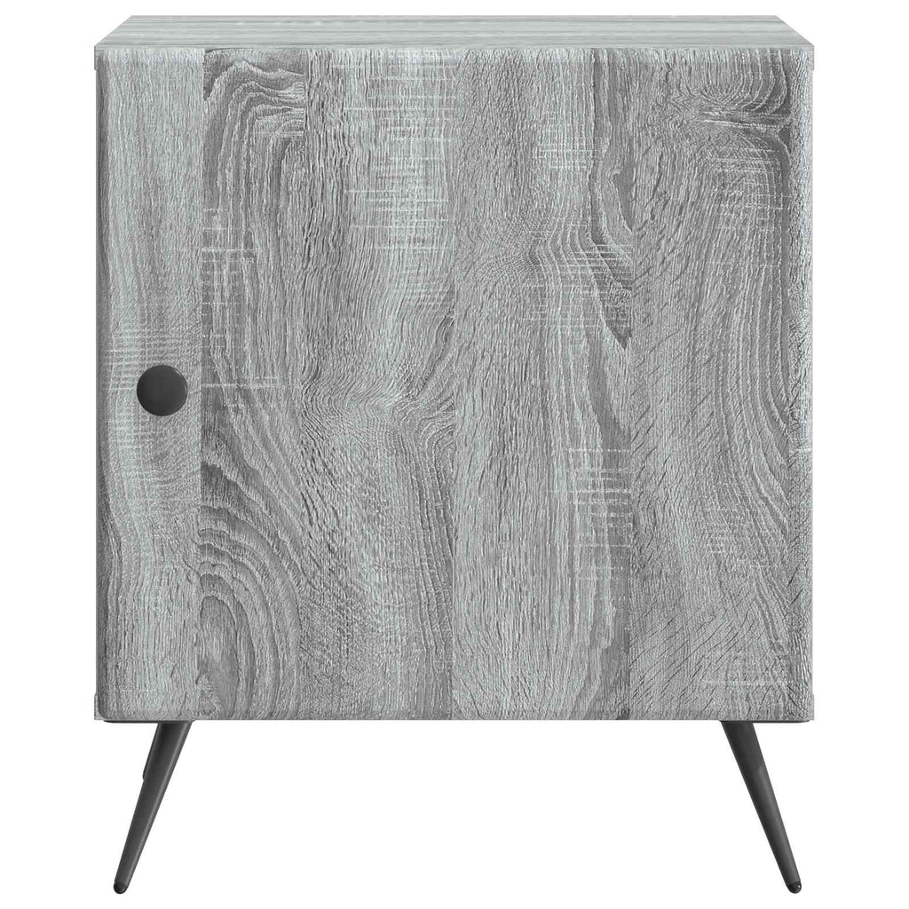 Armadio da Notte Grigio Sonoma 43 x 34,5 x 50 cm