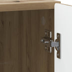Armadio da Notte 2 pcs Rovere Artigianale 43 x 34,5 x 50 cm