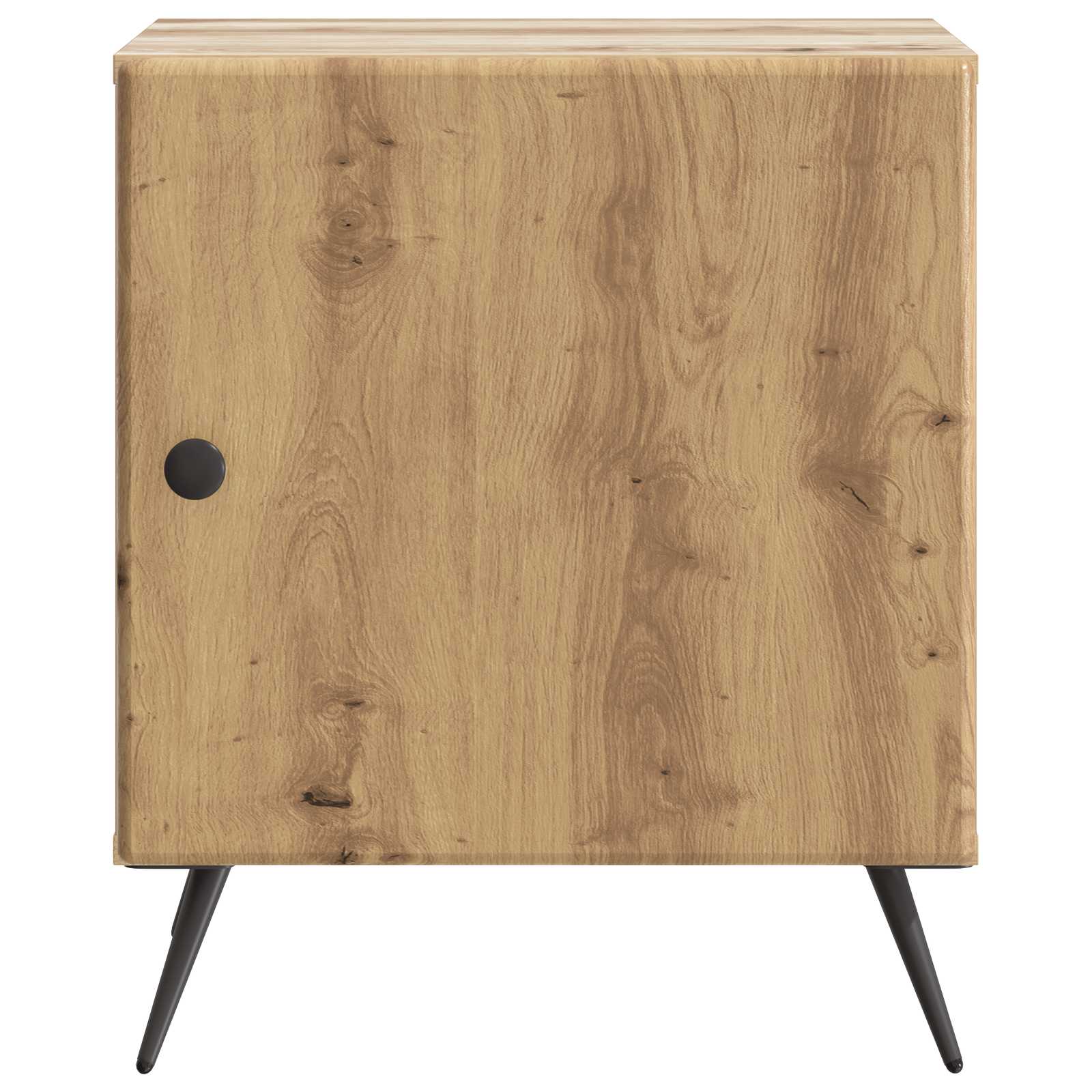 Armadio da Notte 2 pcs Rovere Artigianale 43 x 34,5 x 50 cm