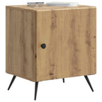 Armadio da Notte 2 pcs Rovere Artigianale 43 x 34,5 x 50 cm