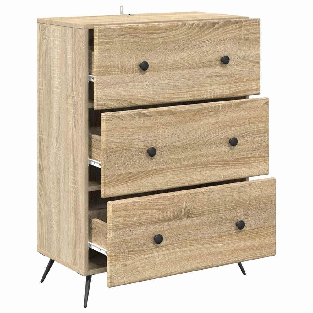 Mobile con Cassetti Rovere Sonoma 66 x 34,5 x 90 cm