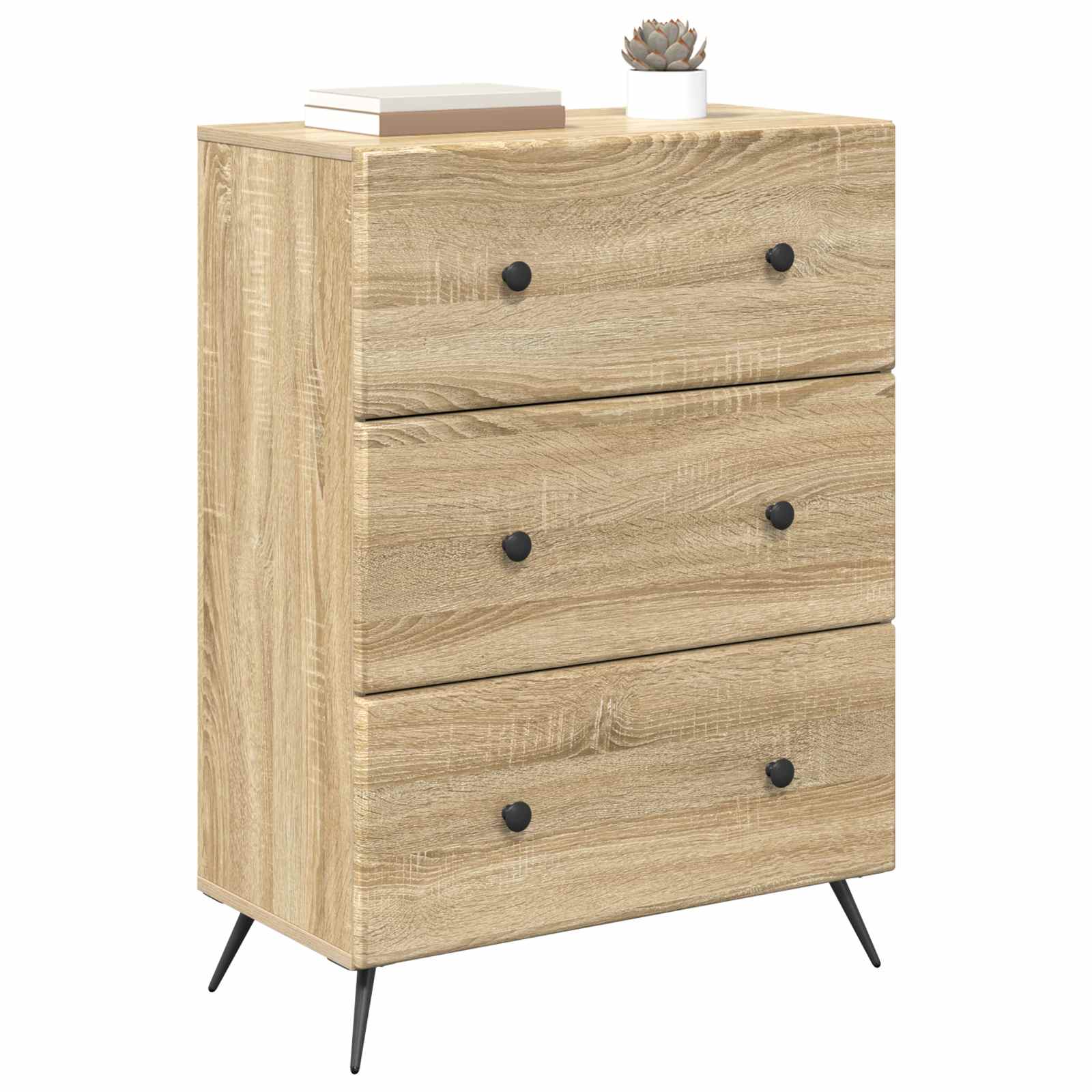 Mobile con Cassetti Rovere Sonoma 66 x 34,5 x 90 cm