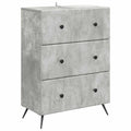 Mobile con Cassetti Grigio Cemento 66 x 34,5 x 90 cm