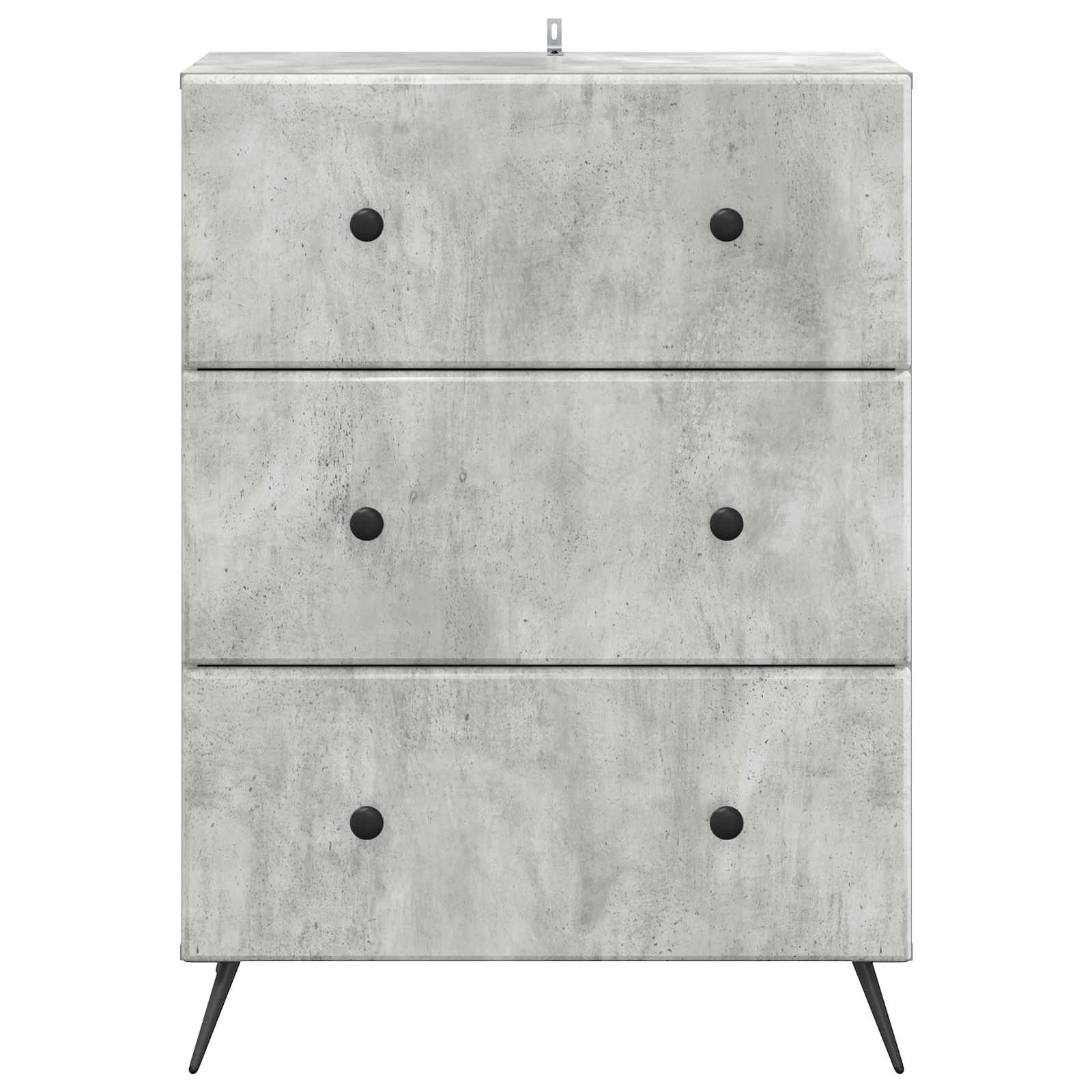 Mobile con Cassetti Grigio Cemento 66 x 34,5 x 90 cm