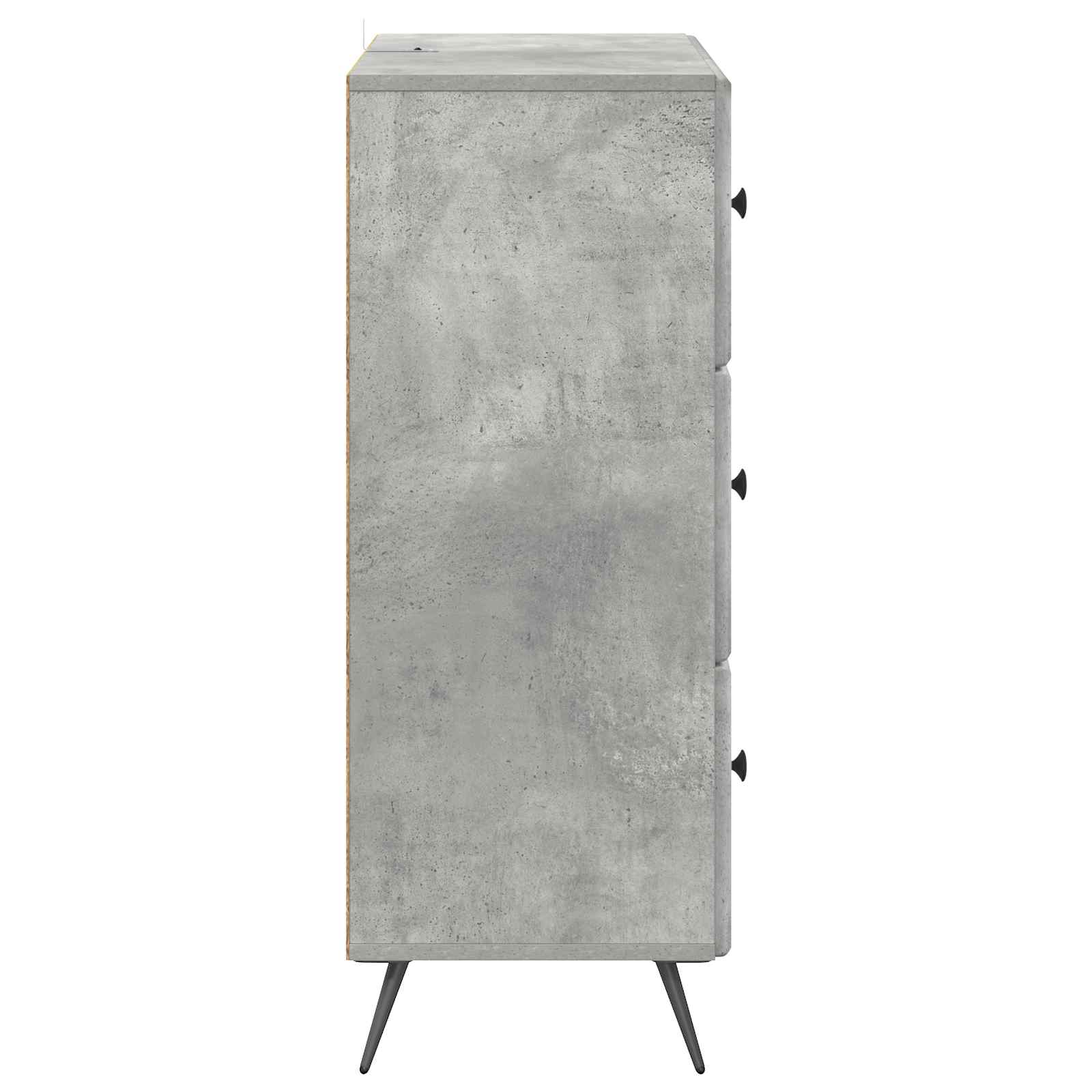 Mobile con Cassetti Grigio Cemento 66 x 34,5 x 90 cm