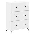 Mobile con Cassetti Bianco Lucido 66 x 34,5 x 90 cm