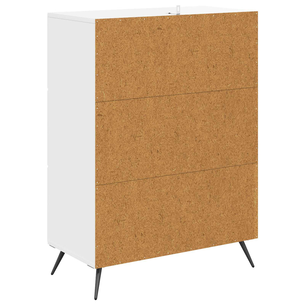 Mobile con Cassetti Bianco Lucido 66 x 34,5 x 90 cm