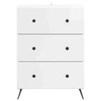 Mobile con Cassetti Bianco Lucido 66 x 34,5 x 90 cm