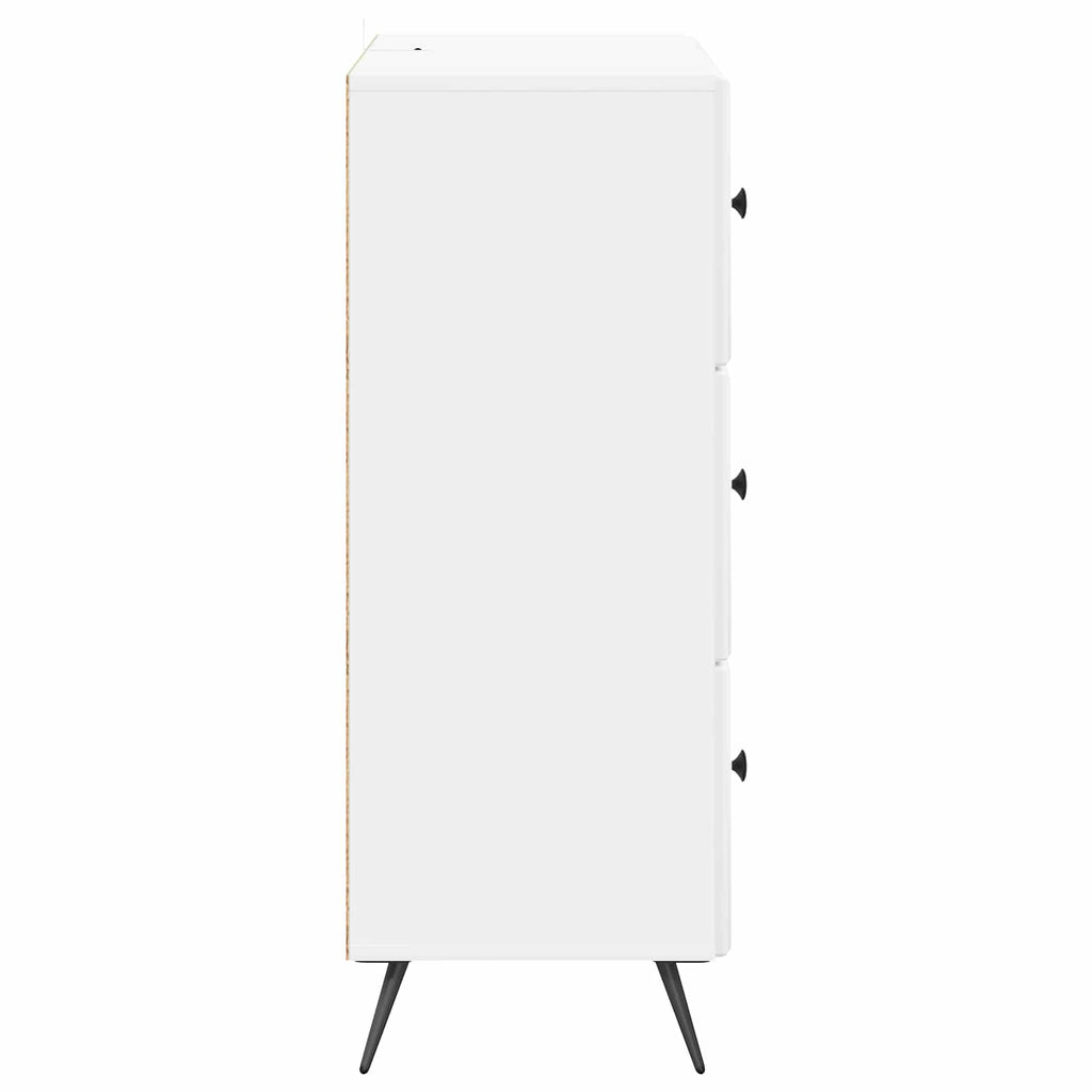 Mobile con Cassetti Bianco Lucido 66 x 34,5 x 90 cm