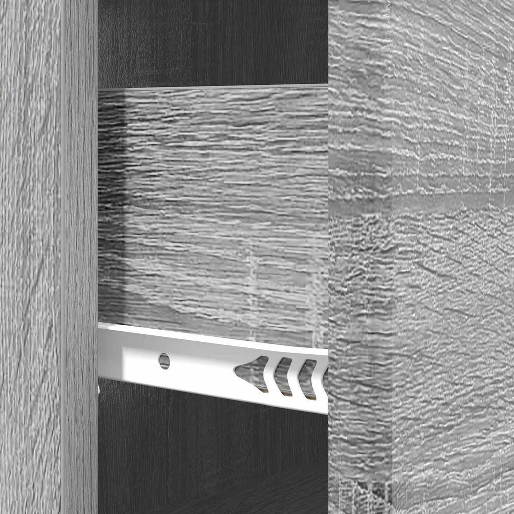 Mobile con Cassetti Grigio Sonoma 66 x 34,5 x 90 cm