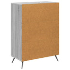 Mobile con Cassetti Grigio Sonoma 66 x 34,5 x 90 cm