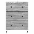 Mobile con Cassetti Grigio Sonoma 66 x 34,5 x 90 cm