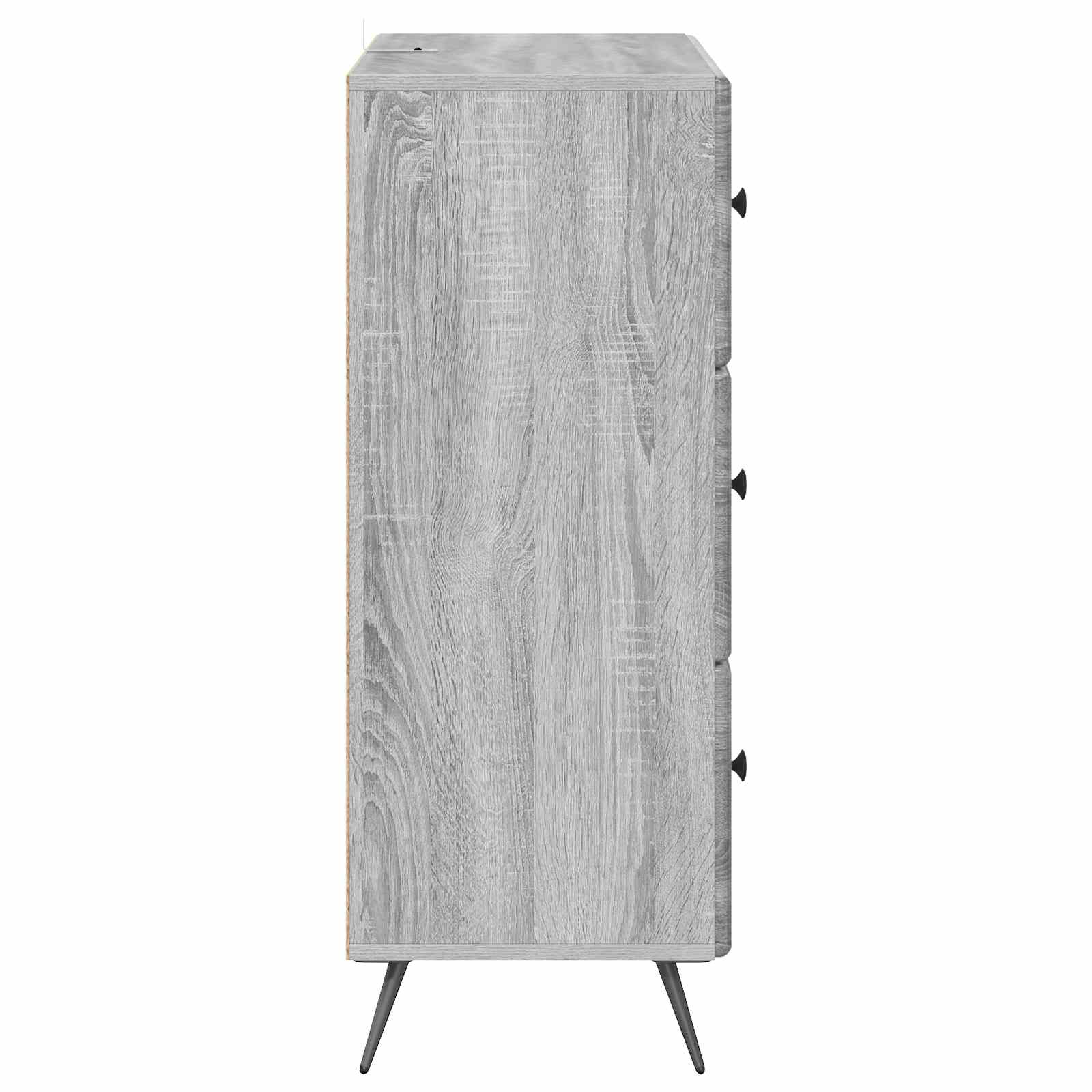 Mobile con Cassetti Grigio Sonoma 66 x 34,5 x 90 cm