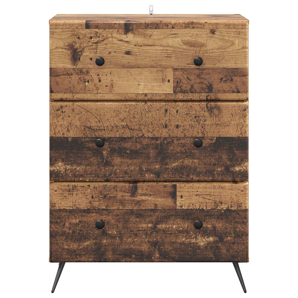 Mobile con Cassetti Legno antico 66 x 34,5 x 90 cm