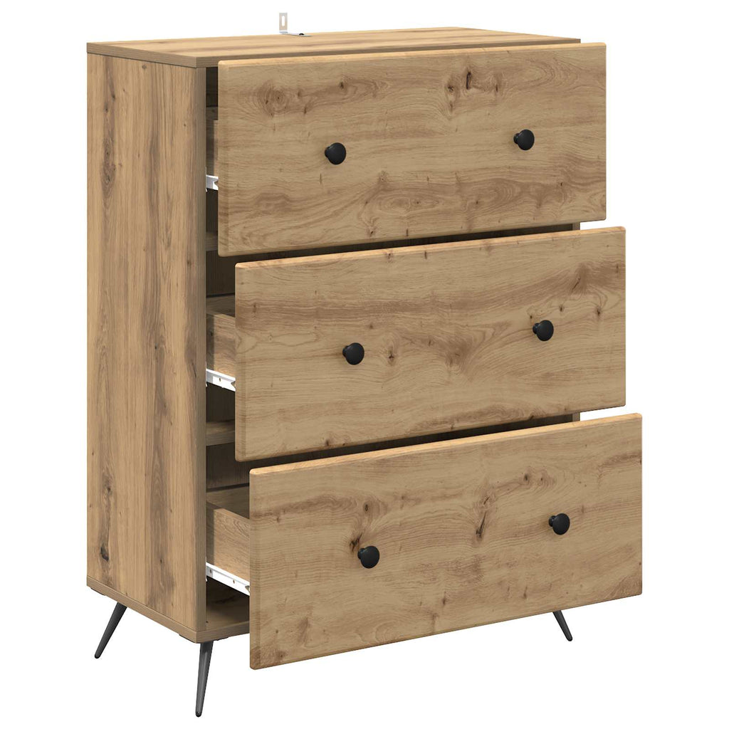 Mobile con Cassetti Rovere Artigianale 66 x 34,5 x 90 cm