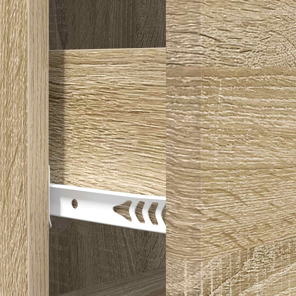 Mobile con Cassetti Rovere Sonoma 33 x 34,5 x 90 cm