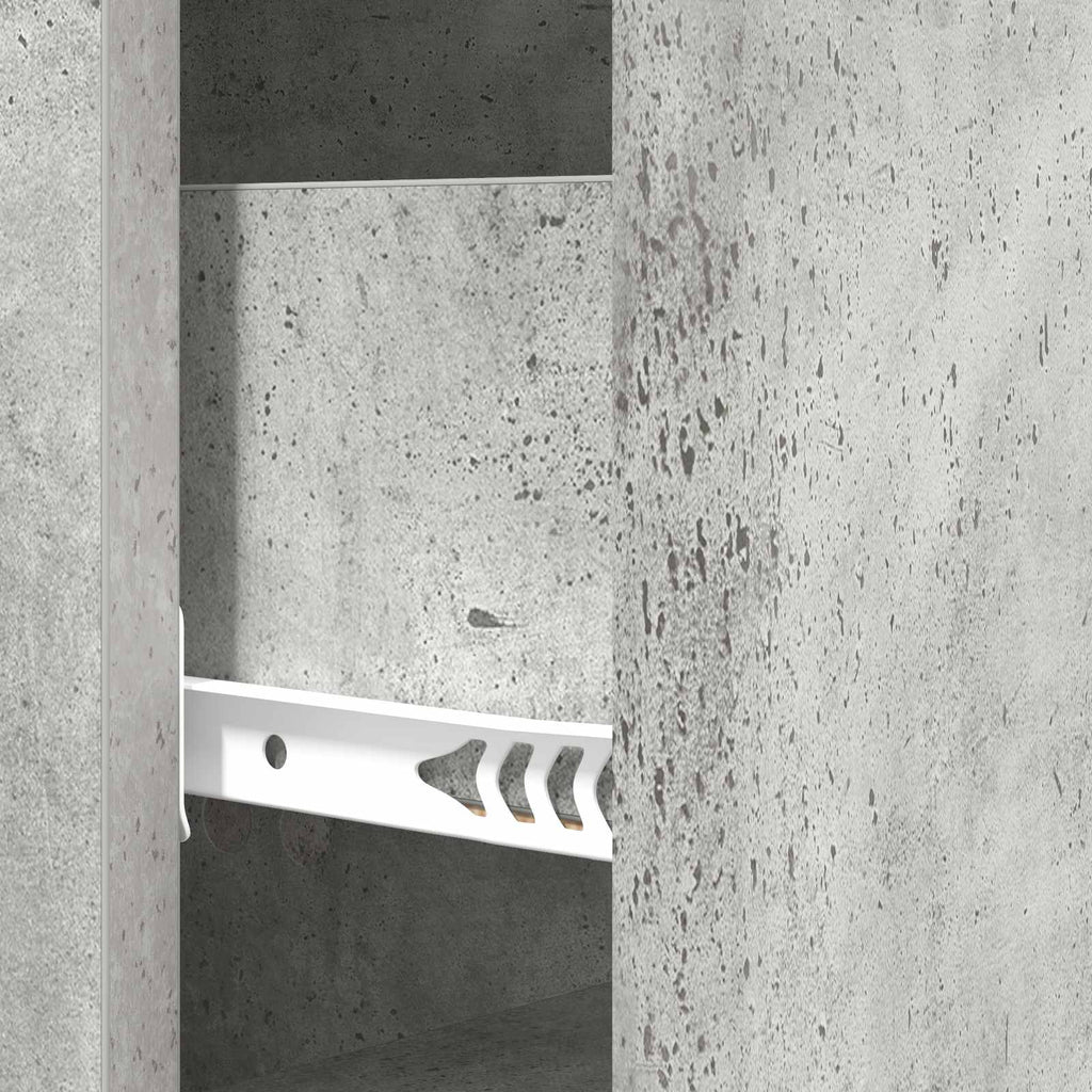 Mobile con Cassetti Grigio Cemento 33 x 34,5 x 90 cm