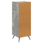 Mobile con Cassetti Grigio Cemento 33 x 34,5 x 90 cm