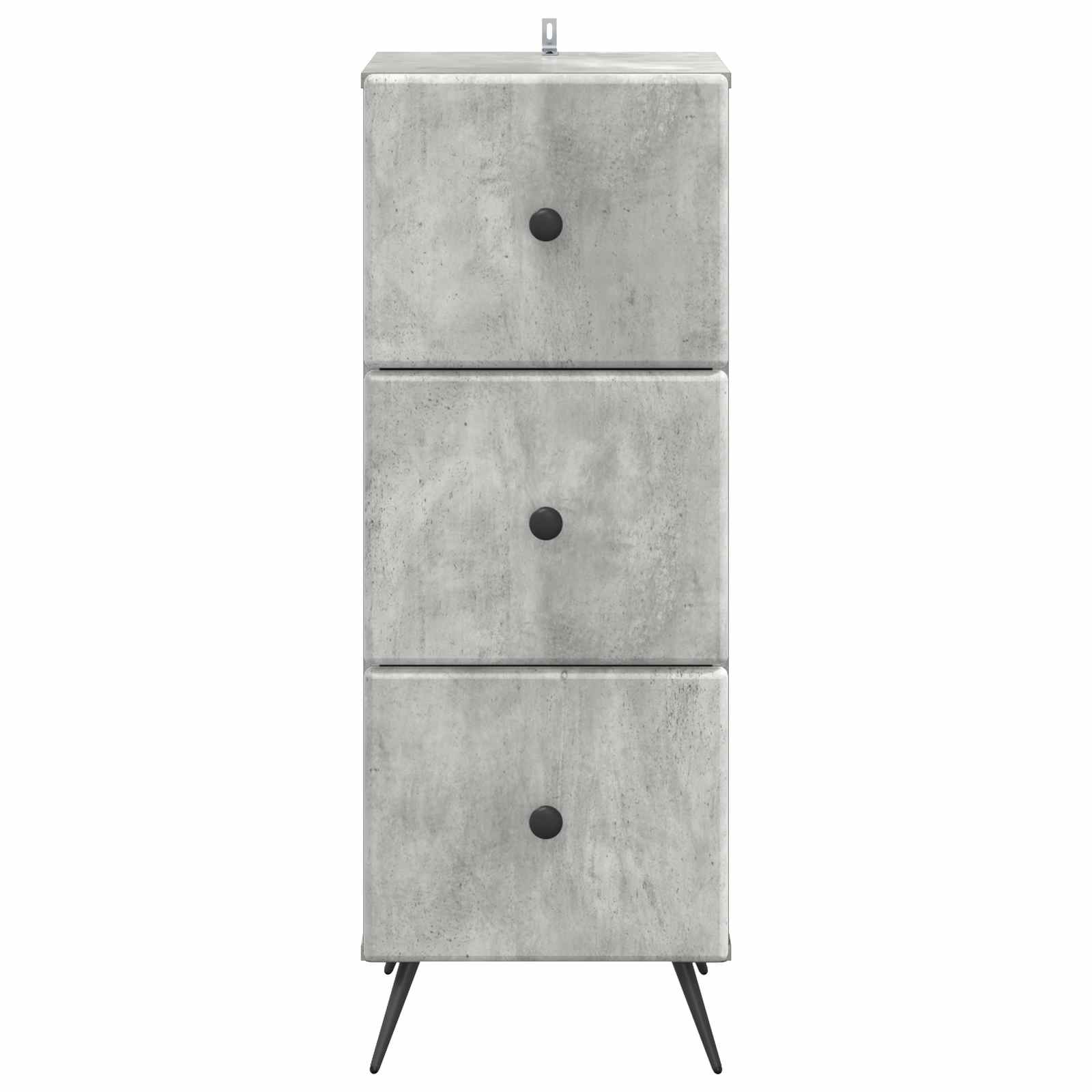 Mobile con Cassetti Grigio Cemento 33 x 34,5 x 90 cm