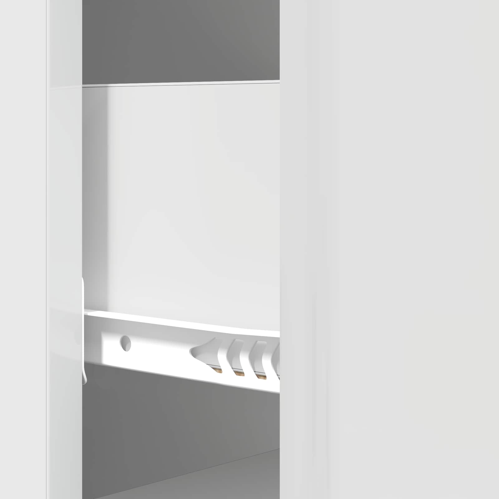 Mobile con Cassetti Bianco Lucido 33 x 34,5 x 90 cm