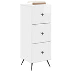Mobile con Cassetti Bianco Lucido 33 x 34,5 x 90 cm