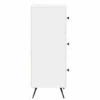 Mobile con Cassetti Bianco Lucido 33 x 34,5 x 90 cm
