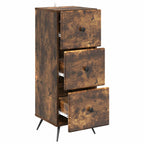 Mobile con Cassetti Rovere Fumo 33 x 34,5 x 90 cm