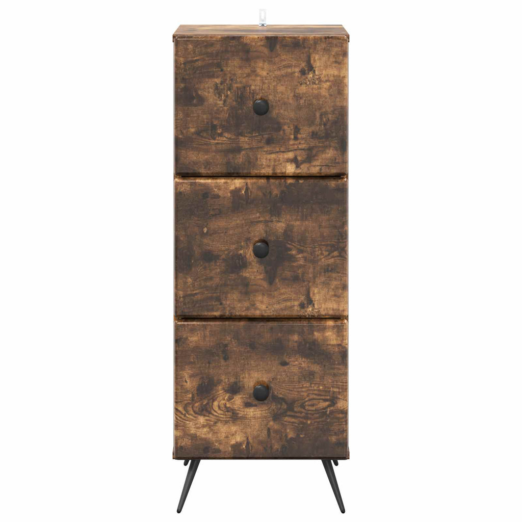 Mobile con Cassetti Rovere Fumo 33 x 34,5 x 90 cm