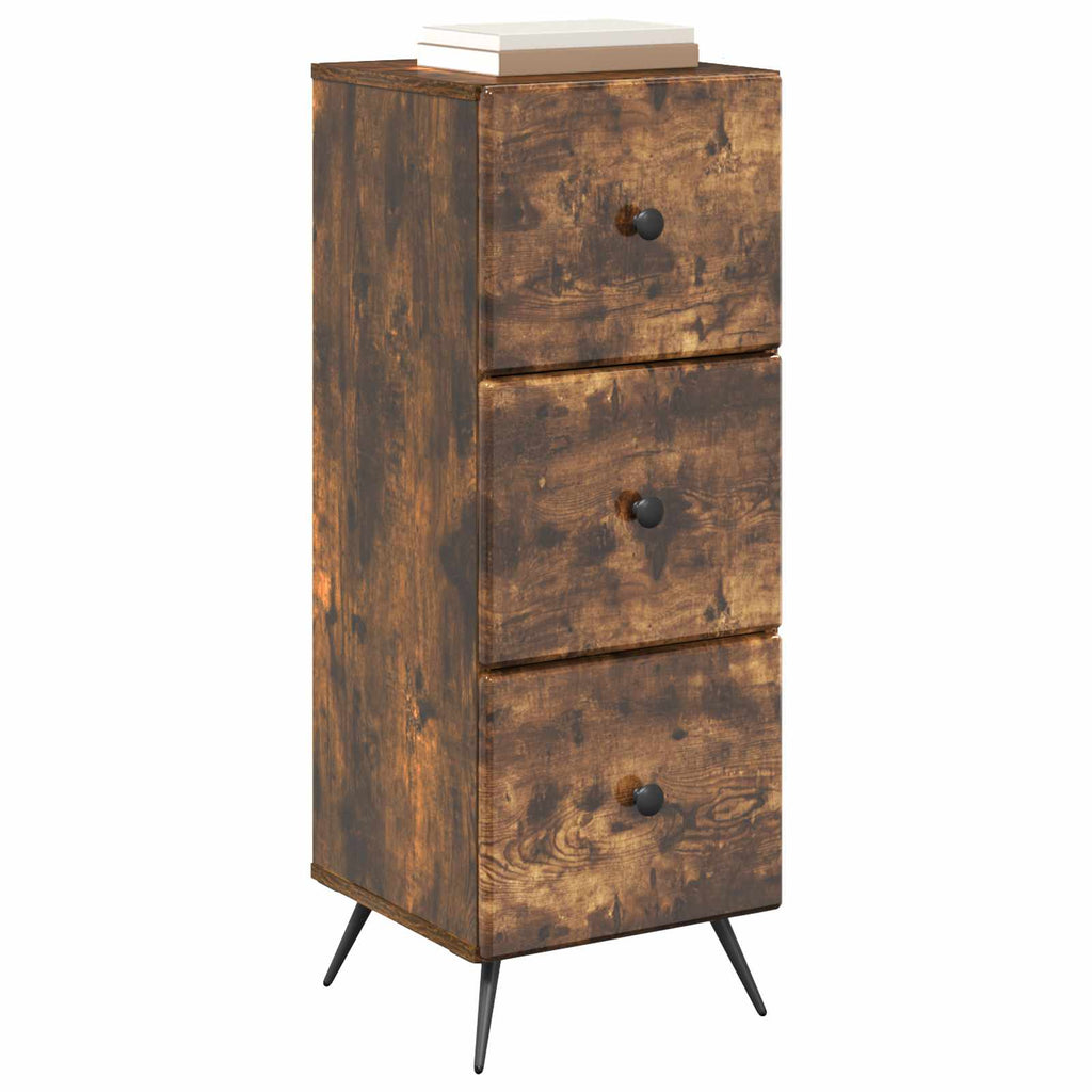 Mobile con Cassetti Rovere Fumo 33 x 34,5 x 90 cm