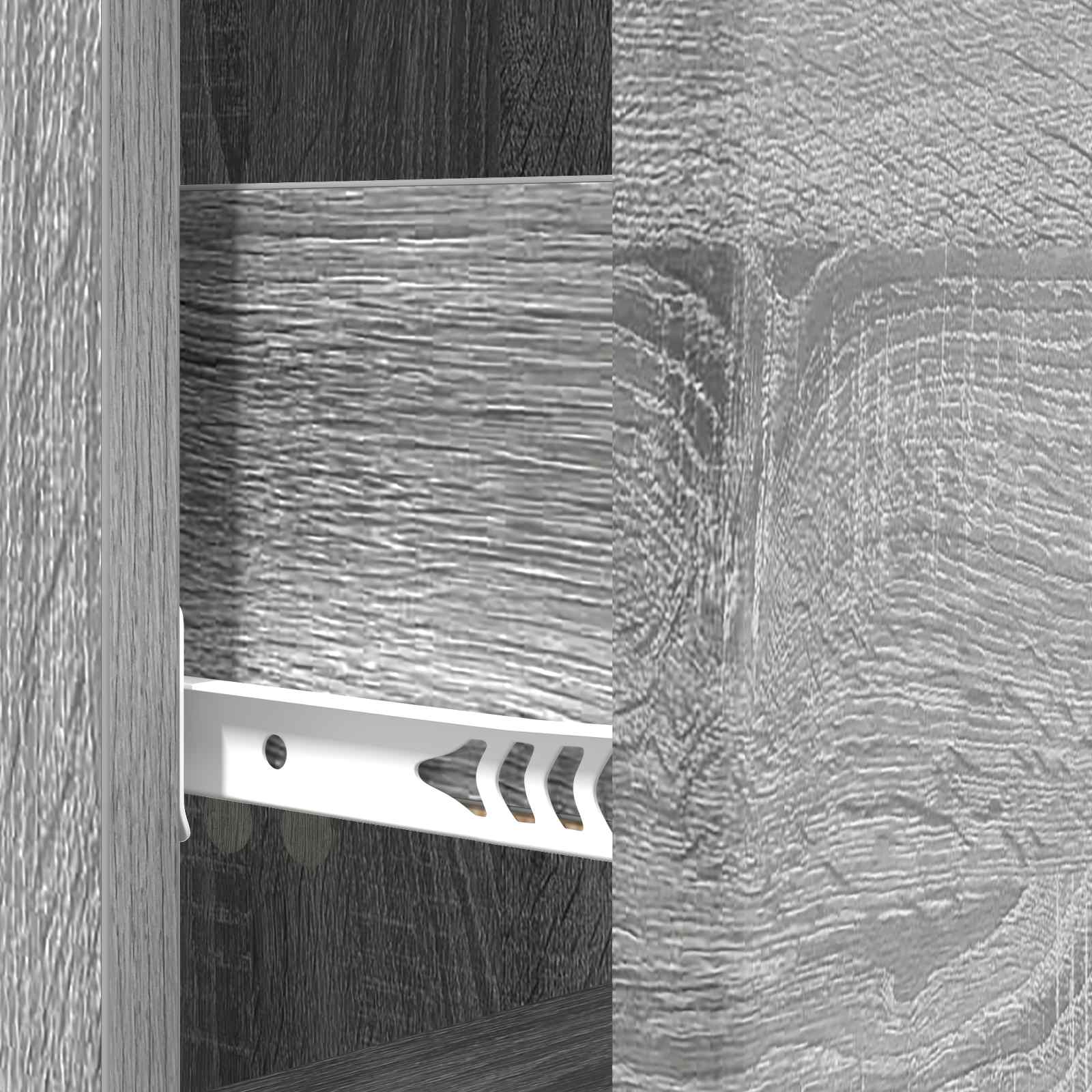 Mobile con Cassetti Grigio Sonoma 33 x 34,5 x 90 cm