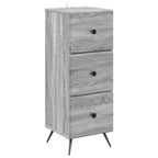Mobile con Cassetti Grigio Sonoma 33 x 34,5 x 90 cm