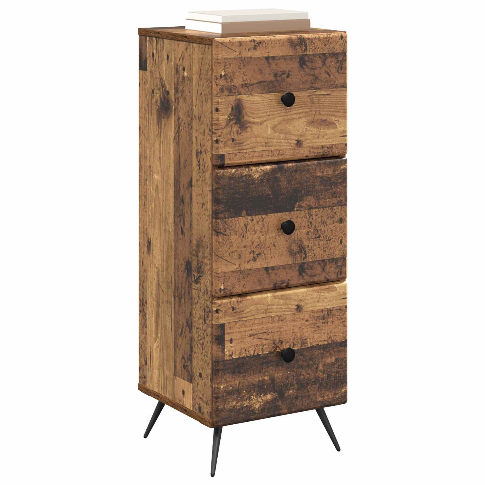Mobile con Cassetti Legno antico 33 x 34,5 x 90 cm