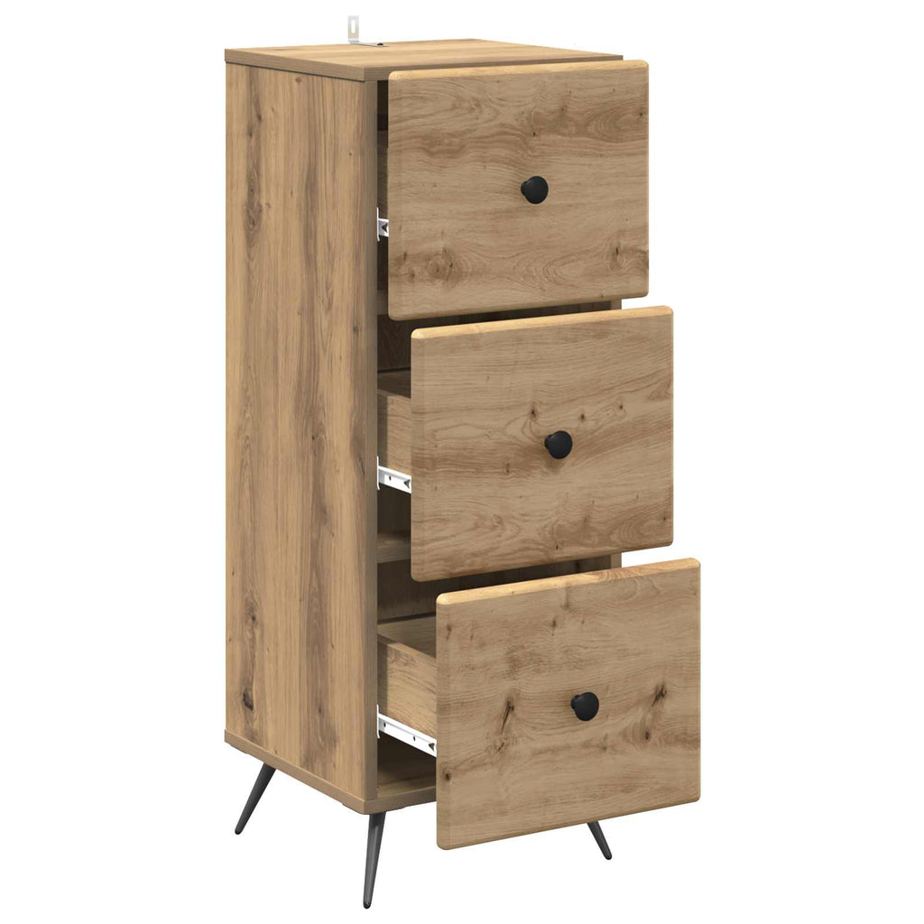 Mobile con Cassetti Rovere Artigianale 33 x 34,5 x 90 cm