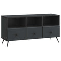 Mobile TV Nero 102 x 34,5 x 50 cm Legno ingegnerizzato