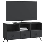 Mobile TV Nero 102 x 34,5 x 50 cm Legno ingegnerizzato
