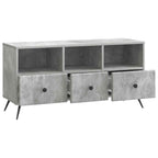 Mobile TV con cassetto Grigio Cemento 102 x 34,5 x 50 cm