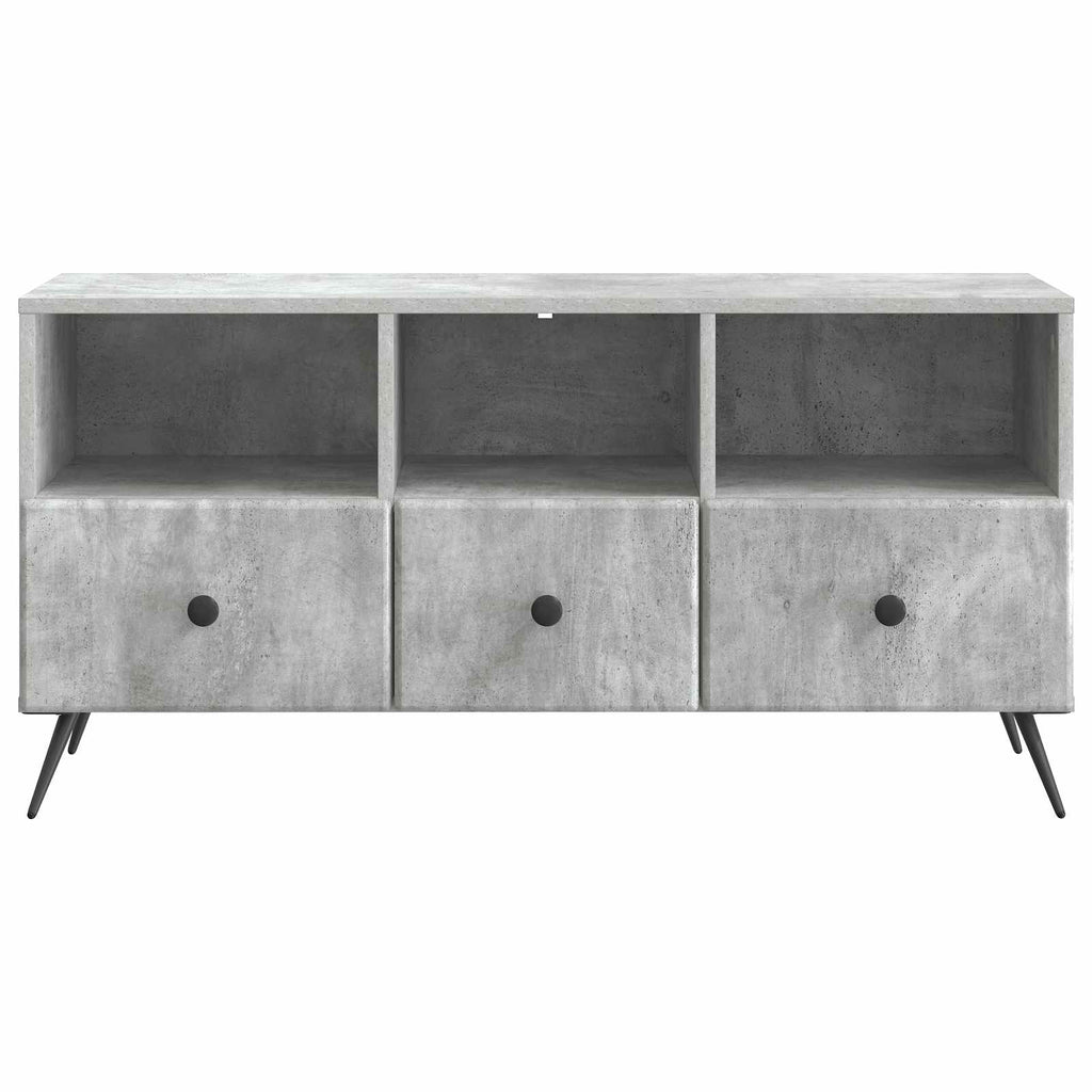 Mobile TV con cassetto Grigio Cemento 102 x 34,5 x 50 cm