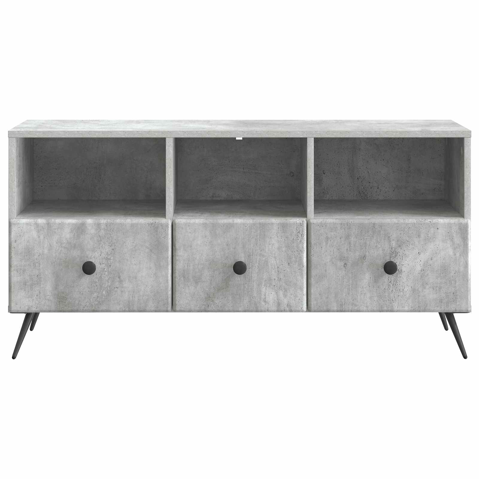 Mobile TV con cassetto Grigio Cemento 102 x 34,5 x 50 cm
