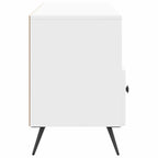 Mobile TV Bianco Lucido 102 x 34,5 x 50 cm Legno ingegnerizzato