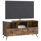 Mobile TV Rovere Fumo 102 x 34,5 x 50 cm Legno ingegnerizzato