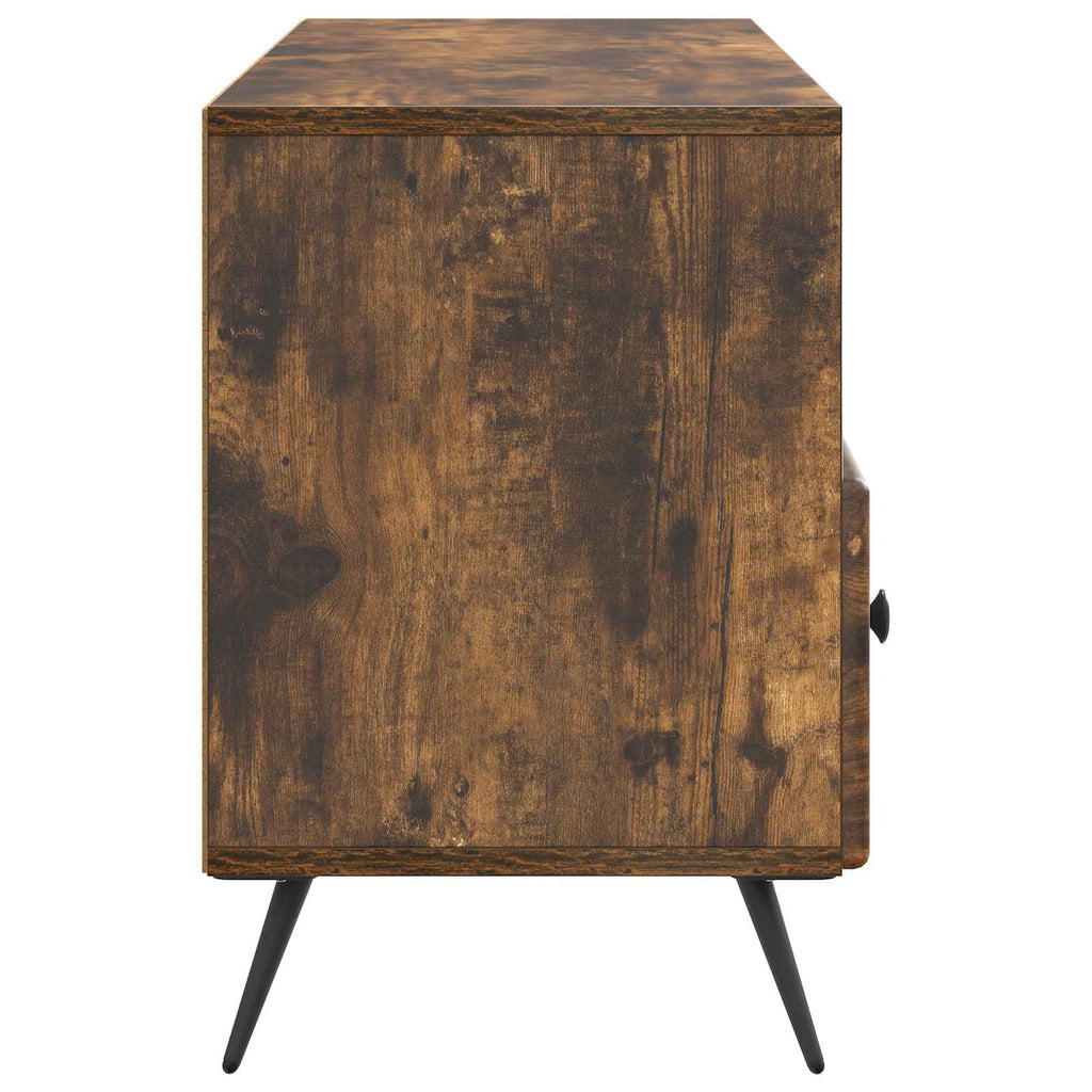 Mobile TV Rovere Fumo 102 x 34,5 x 50 cm Legno ingegnerizzato