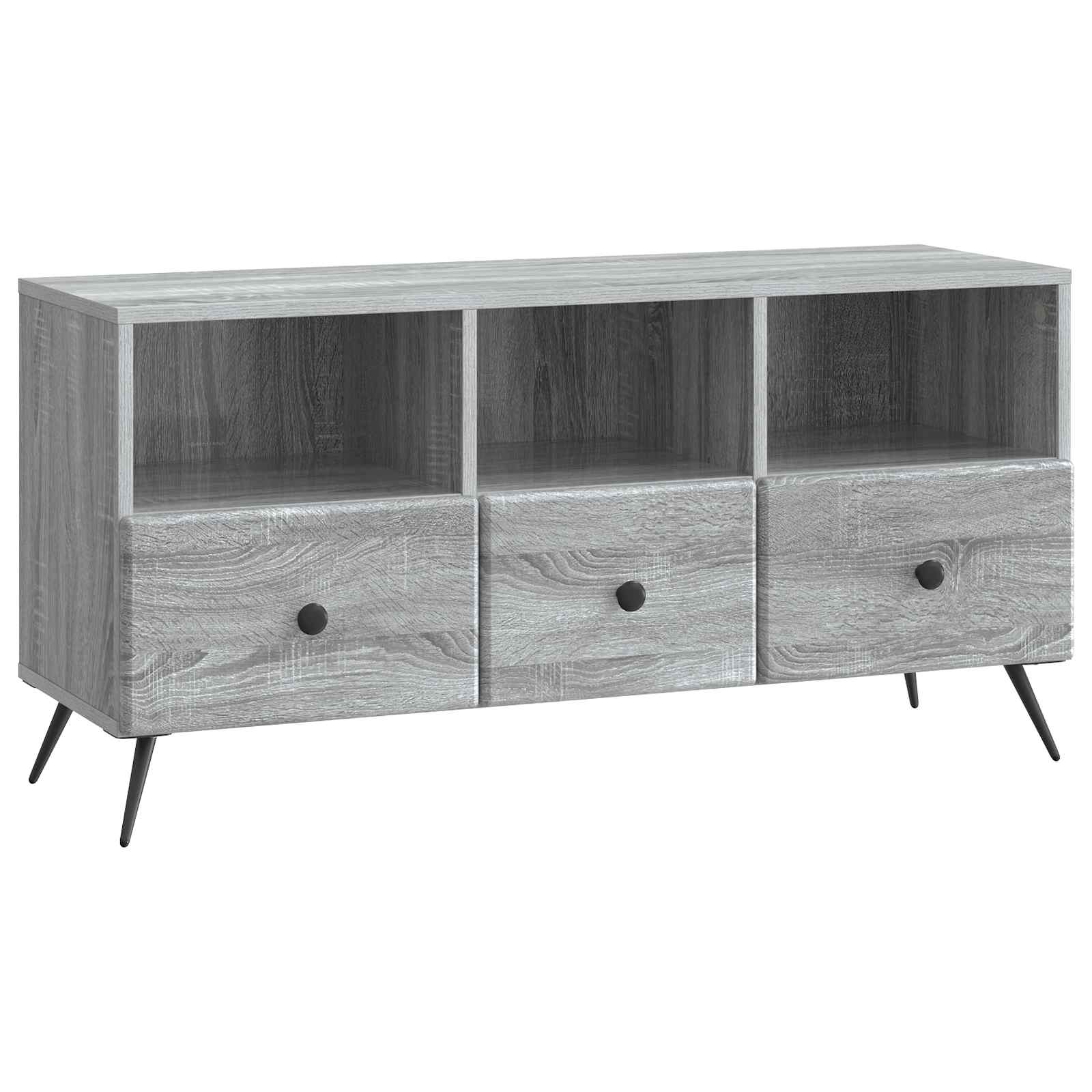 Mobile TV Grigio Sonoma 102 x 34,5 x 50 cm Legno ingegnerizzato