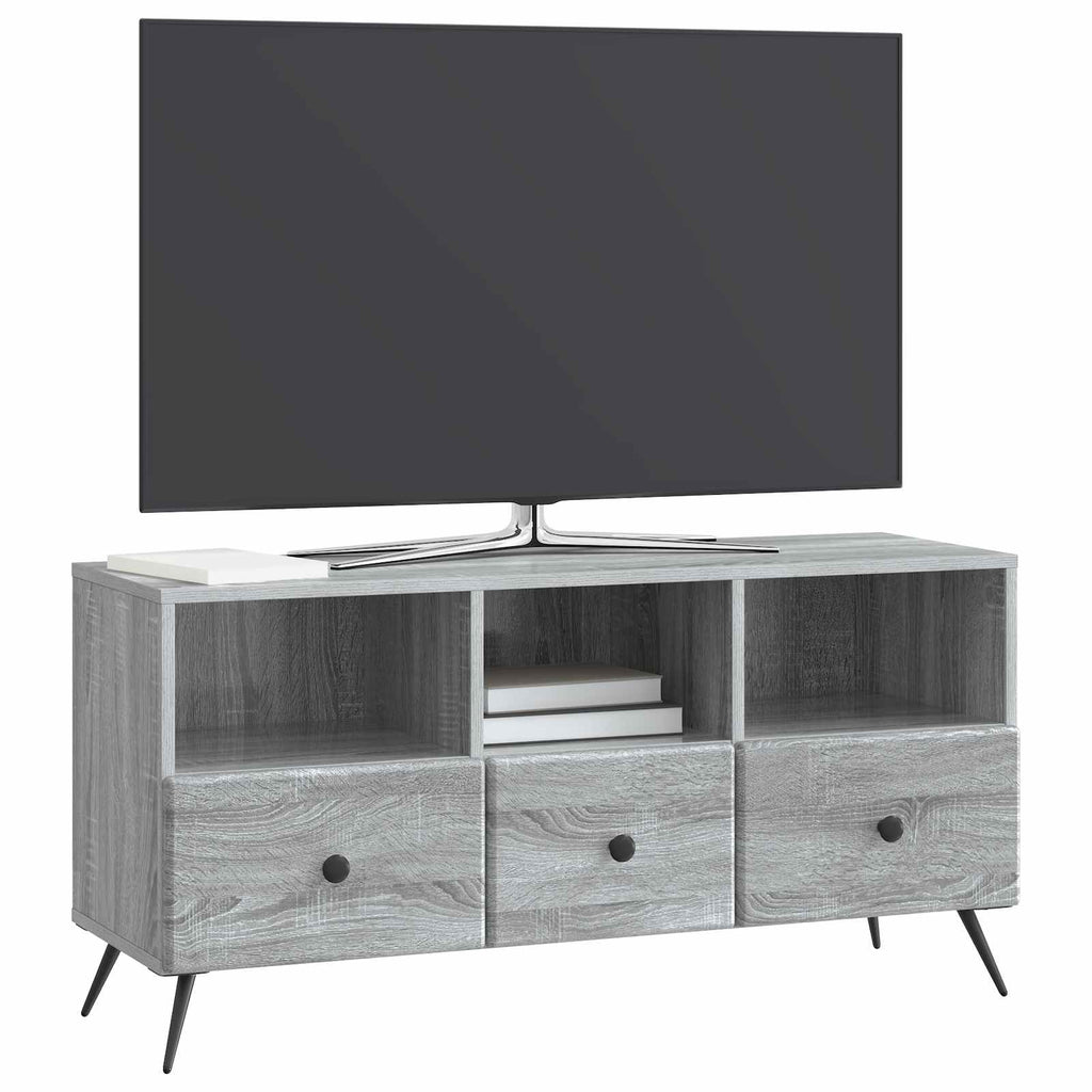 Mobile TV Grigio Sonoma 102 x 34,5 x 50 cm Legno ingegnerizzato
